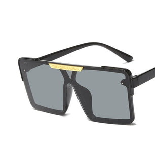 Kid's Resin Frame UV400 Protection Square Pattern Sunglasses