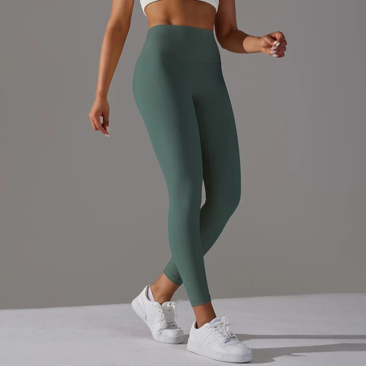 Women's Spandex High Waist Elastic Closure Sports Wear Leggings