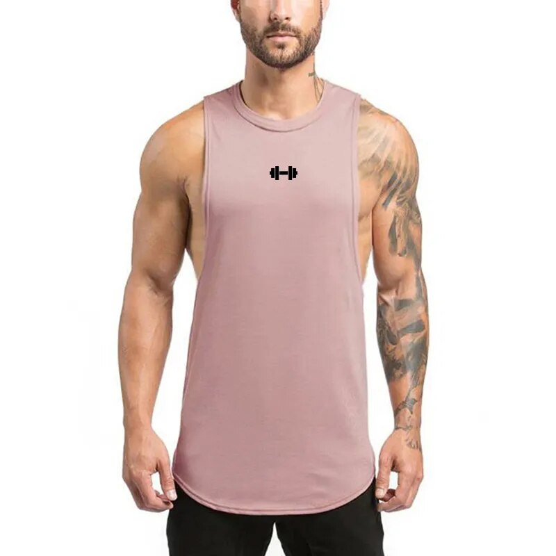 Men's O-Neck Sleeveless Quick Dry Compression Gym Wear Shirt