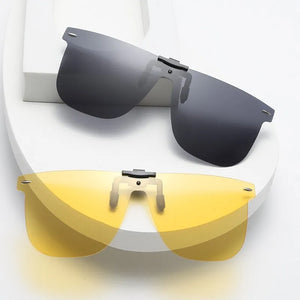 Women's Polycarbonate Frame Square Shaped Rimless Sunglasses