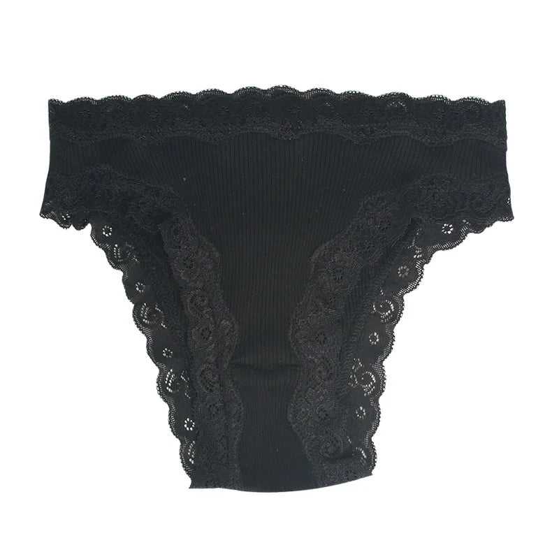 Women's 1 Pcs Silk High Elastic Waist Closure Breathable Panties