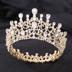 Women's Zinc Alloy Plant Pattern Tiaras Bridal Classic Crown