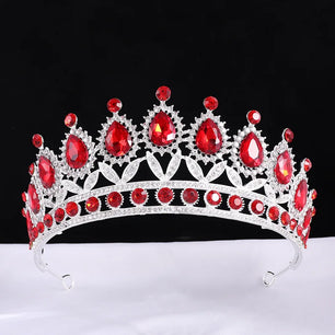 Women's Zinc Alloy Water Drop Pattern Tiaras Bridal Classic Crown