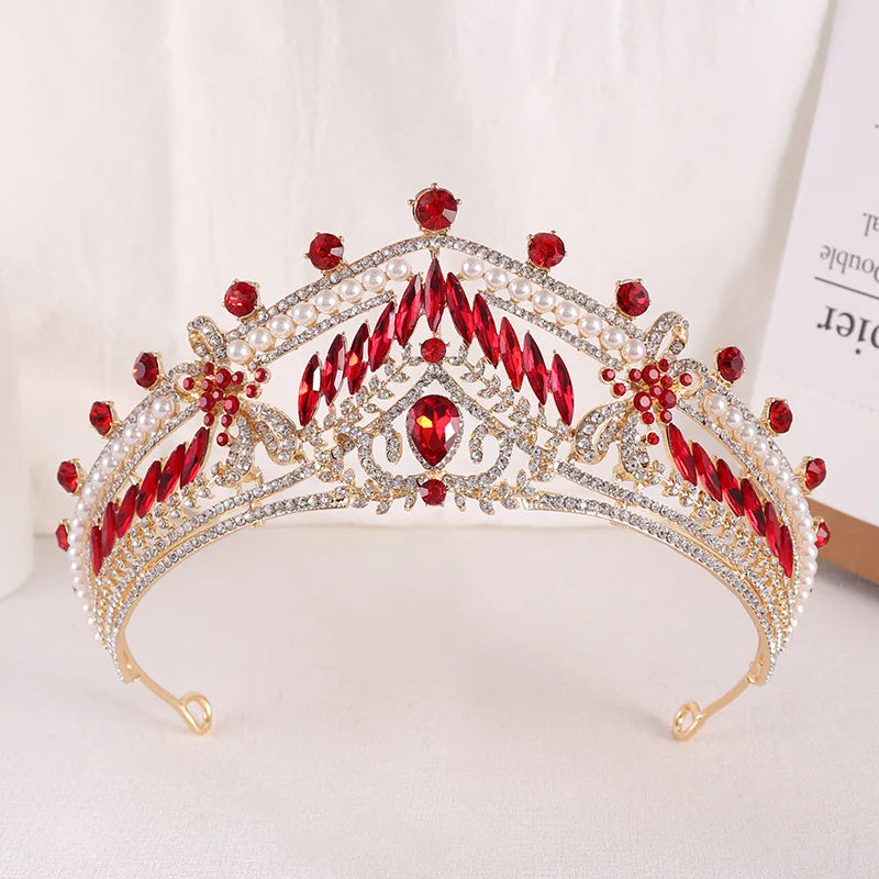 Women's Zinc Alloy Plant Pattern Tiaras Bridal Classic Crown