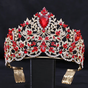 Women's Crystal Zinc Alloy Geometric Pattern Bridal Wedding Crown