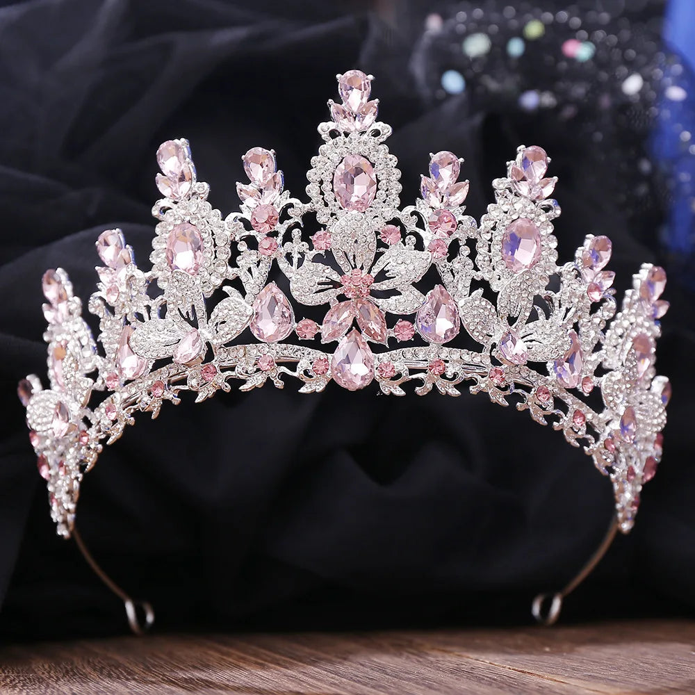 Women's Crystal Zinc Alloy Geometric Pattern Bridal Wedding Crown