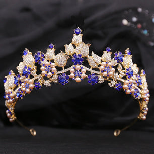 Women's Zinc Alloy Water Drop Pattern Tiaras Bridal Classic Crown