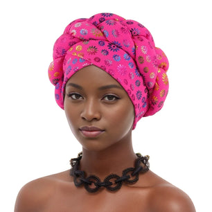 Women's Arabian Polyester Head Wrap Printed Pattern Elegant Hijabs