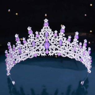 Women's Zinc Alloy Plant Pattern Tiaras Bridal Classic Crown