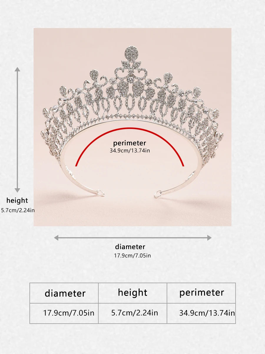 Women's Zinc Alloy Plant Pattern Tiaras Bridal Classic Crown