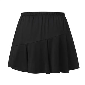 Women's Polyester Solid Pattern Quick-Dry Casual Wear Skirts