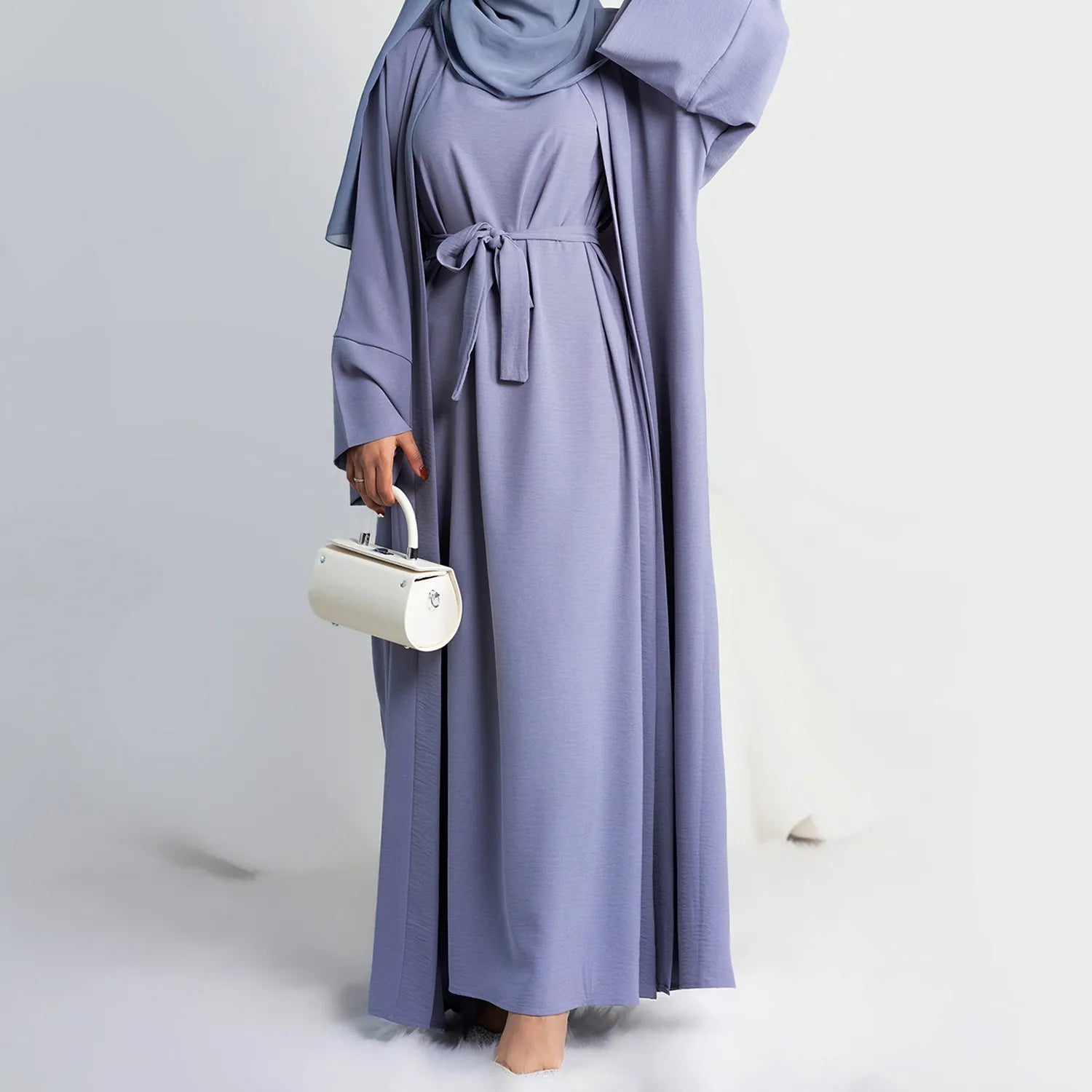 Women's Arabian Polyester Full Sleeve Solid Casual Wear Abaya