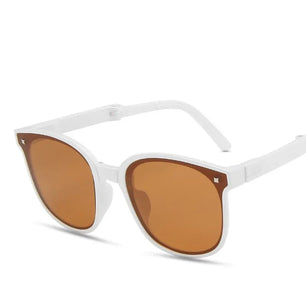 Kid's Polycarbonate Frame UV400 Protection Square Sunglasses