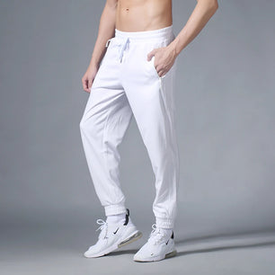 Men's Polyester Drawstring Closure Sweatpants Gymwear Trousers