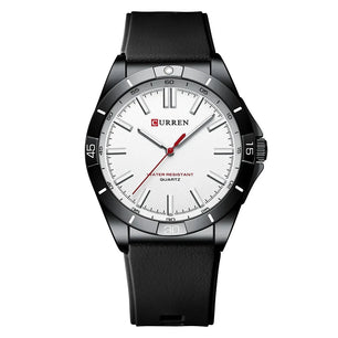 Men's Alloy Case Round Shaped Waterproof Quartz Wrist Watch