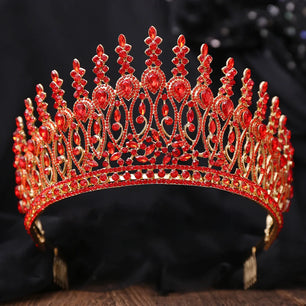 Women's Crystal Zinc Alloy Geometric Pattern Bridal Wedding Crown