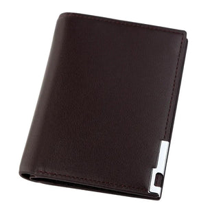 Men's Genuine Leather Card Holder Luxury Money Vintage Wallet