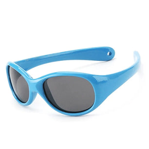 Kid's TR-90 Frame TAC Lens Cute Oval Shaped UV400 Sunglasses