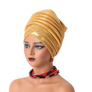 Women's Arabian Polyester Head Wrap Sequined Pattern Hijabs