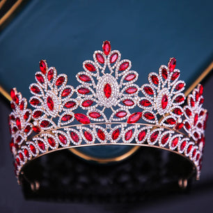 Women's Zinc Alloy Water Drop Pattern Tiaras Bridal Classic Crown