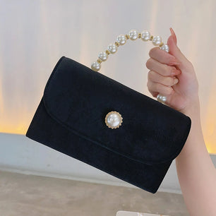 Women's Polyester Hasp Closure Solid Classic Wedding Clutch