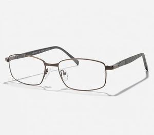 Men's Alloy Frame Full-Rim Rectangle Shaped Trendy Prescription Glasses