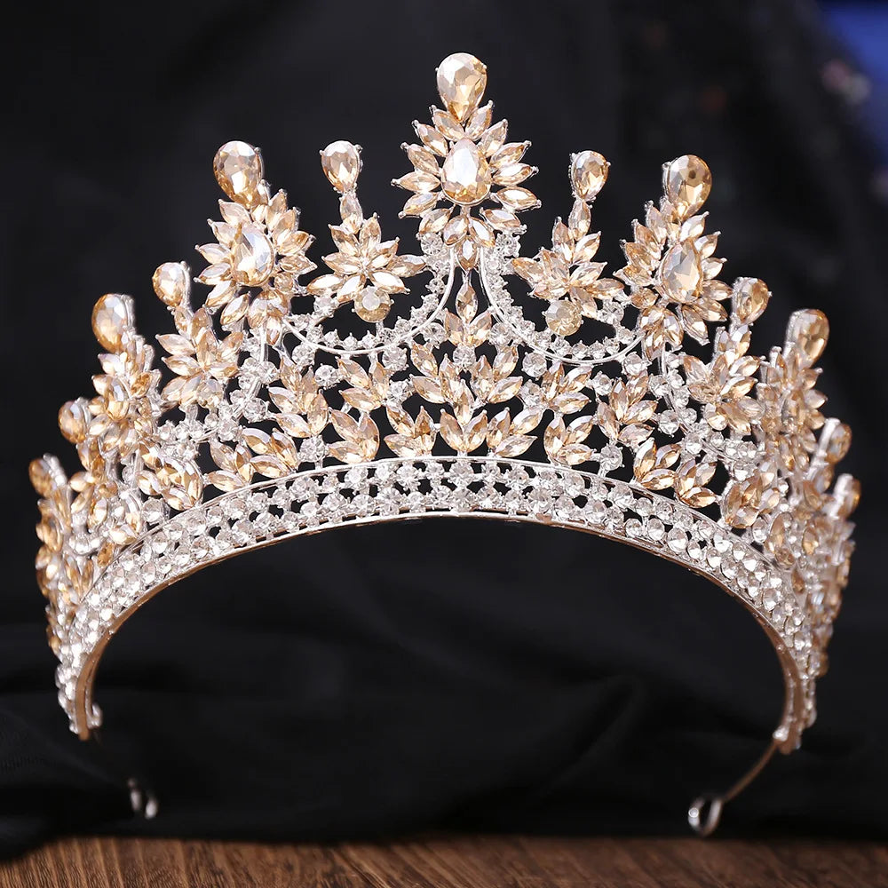 Women's Crystal Zinc Alloy Geometric Pattern Bridal Wedding Crown