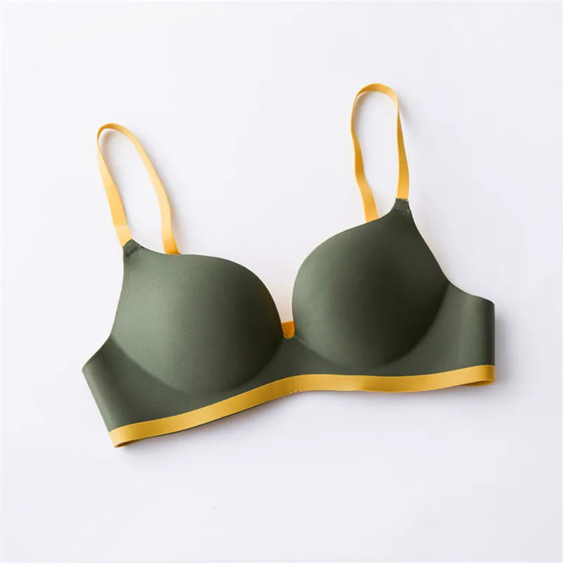 Women's Polyester Non-Convertible Straps Back Closure Push Up Bra