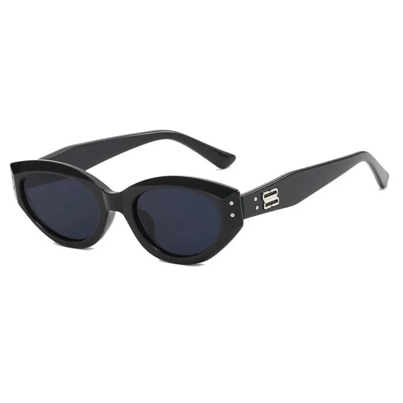 Women's Cat Eye Polycarbonate Frame Vintage UV400 Sunglasses