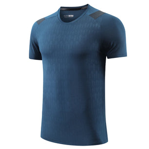 Men's Microfiber Short Sleeve Pullover Closure Sportswear T-Shirt