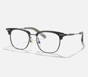 Men's Acetate Frame Full-Rim Square Shaped Prescription Glasses