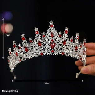 Women's Zinc Alloy Plant Pattern Tiaras Bridal Classic Crown