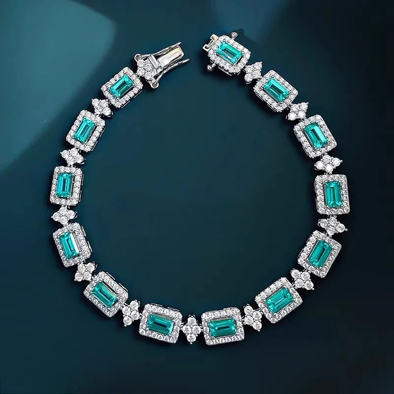 Women's Gold Filled Zircon Geometric Shape Wedding Bracelet