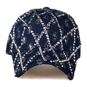Women's Cotton Rhinestone Pattern Sun Protection Casual Hat