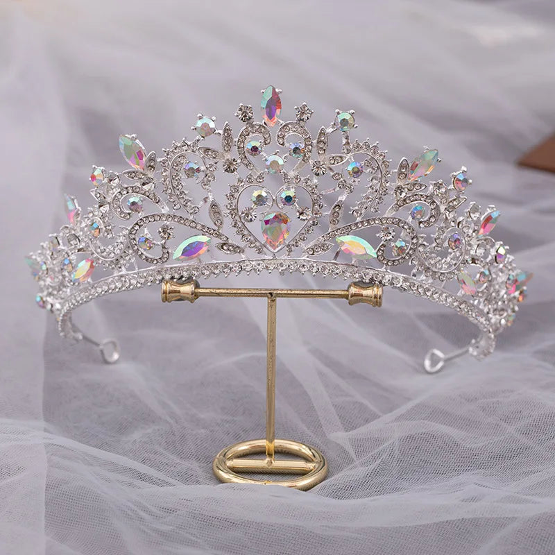 Women's Zinc Alloy Plant Pattern Tiaras Bridal Classic Crown