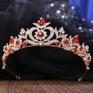 Women's Zinc Alloy Water Drop Pattern Tiaras Bridal Classic Crown