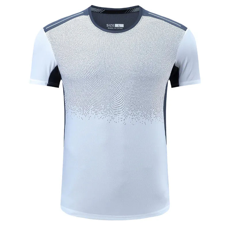 Men's Microfiber Short Sleeve Pullover Closure Sportswear T-Shirt