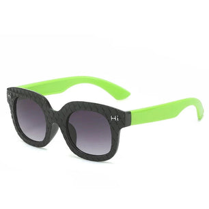 Kid's Plastic Frame Lens Polarized Cat Eyed UV400 Sunglasses