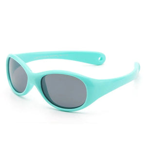 Kid's TR-90 Frame TAC Lens Cute Oval Shaped UV400 Sunglasses