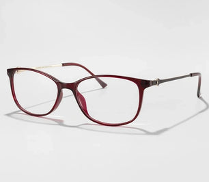 Women's Acetate Frame Square Shaped Optical Prescription Glasses