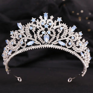 Women's Zinc Alloy Water Drop Pattern Tiaras Bridal Classic Crown