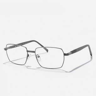 Men's Titanium Alloy Frame Full-Rim Square Shaped Trendy Glasses