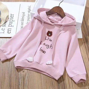 Kid's Cotton Long Sleeves Plaid Pattern Trendy Hooded Clothes