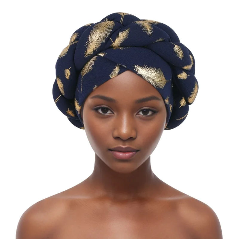 Women's Arabian Polyester Head Wrap Printed Pattern Elegant Hijabs