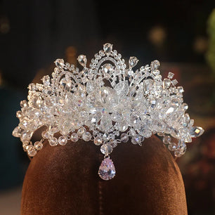 Women's Zinc Alloy Geometric Pattern Tiaras Bridal Wedding Crown