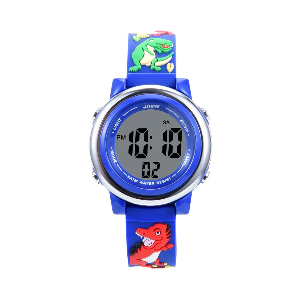 Kid's Alloy Case Buckle Clasp Waterproof Round Shape Watches