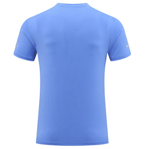 Men's Microfiber Short Sleeve Pullover Closure Casual T-Shirt