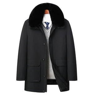 Men's Polyester Turn-Down Collar Full Sleeves Zipper Jackets