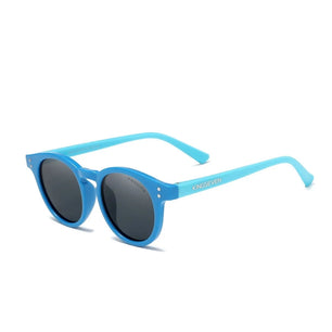 Kid's Polycarbonate Frame Polaroid Lens Round Shaped Sunglasses