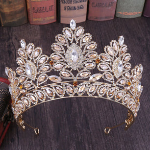 Women's Zinc Alloy Water Drop Pattern Tiaras Bridal Classic Crown